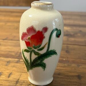 Homco Rose Porcelain Mini Vase